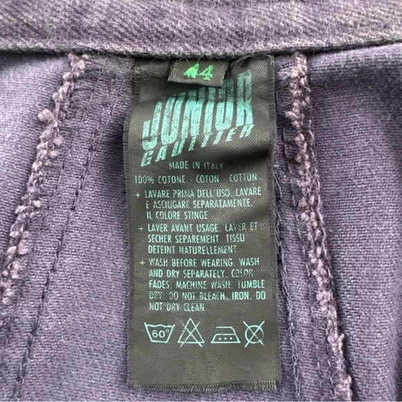 SOLD Jean Paul Gaultier Junior Gaultier Vintage 1988 Corset Lace-Up Denim Skirt - Picture 8 of 13